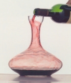 Photograph of port being poured into a decanter