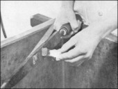 Photograph of an Hot Iron in use