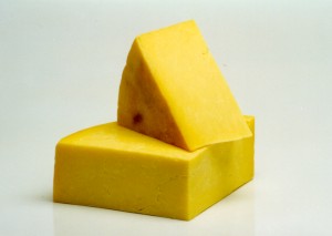 Photograph of a Green's Cheddar