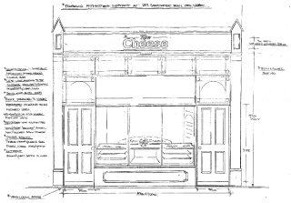 Architectural drawing of the The Kew Cheese