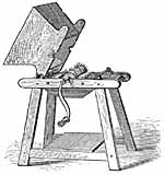 Drawing of a curd mill