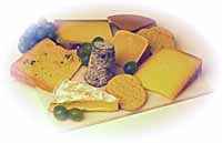 Photograph of the Kew cheese selection